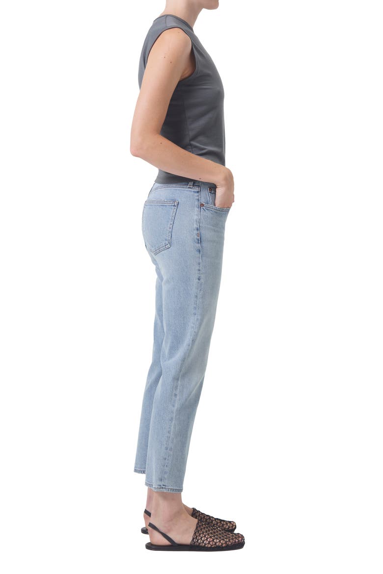 Kye Mid Rise Ankle Straight Leg Jeans, Alternate, color, DIVERSION