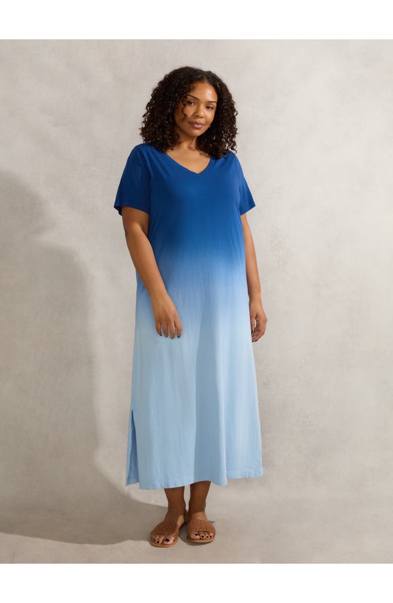 Live Unlimited Ombre T-shirt Dress, Main, color, Blue