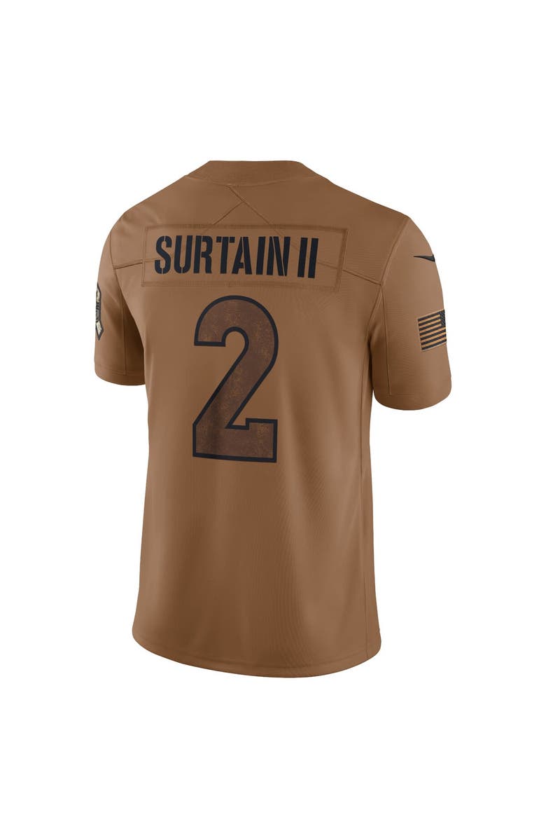 Nike Men's Nike Patrick Surtain II Brown Denver Broncos 2023 Salute To Service Limited Jersey, Alternate, color, 