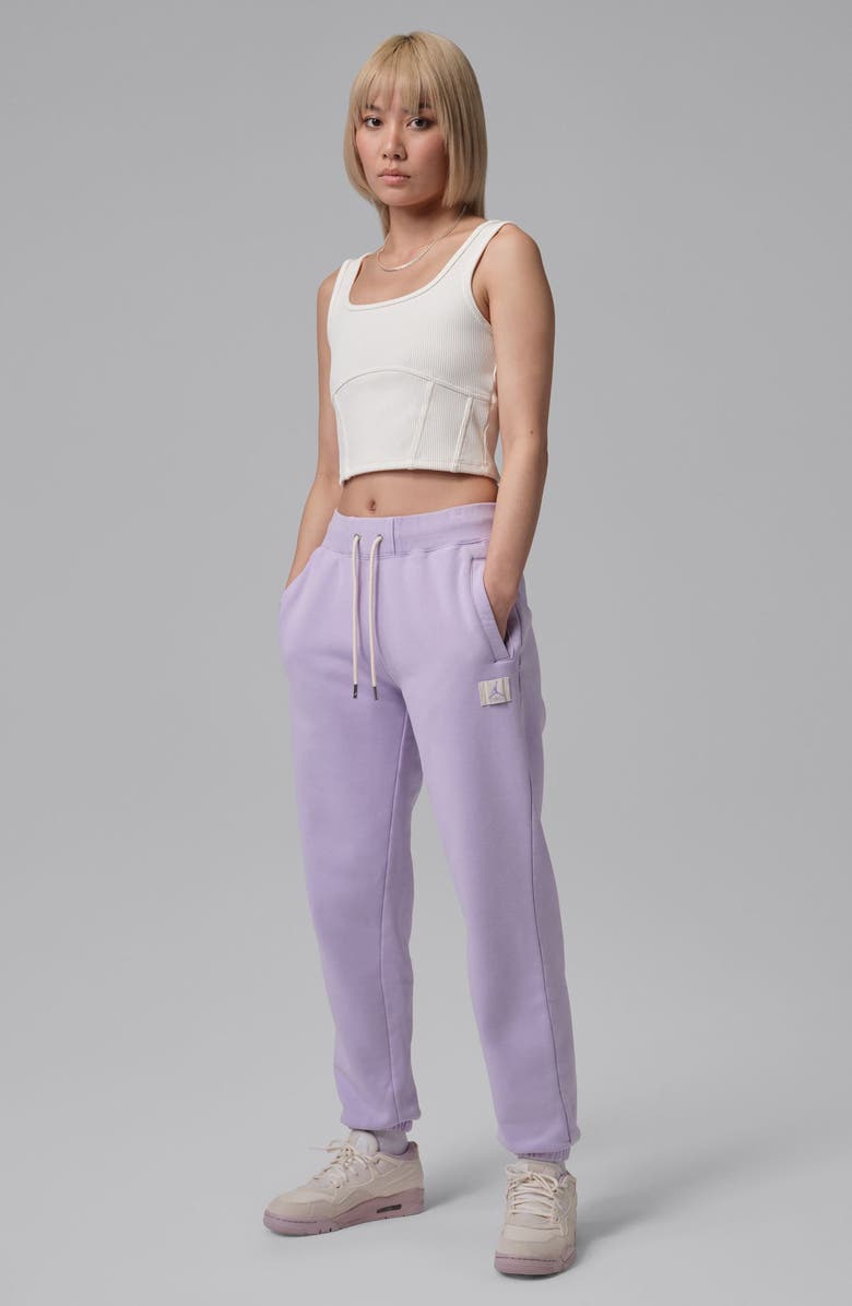 Jordan Brooklyn Fleece Sweatpants, Alternate, color, Hydrangeas