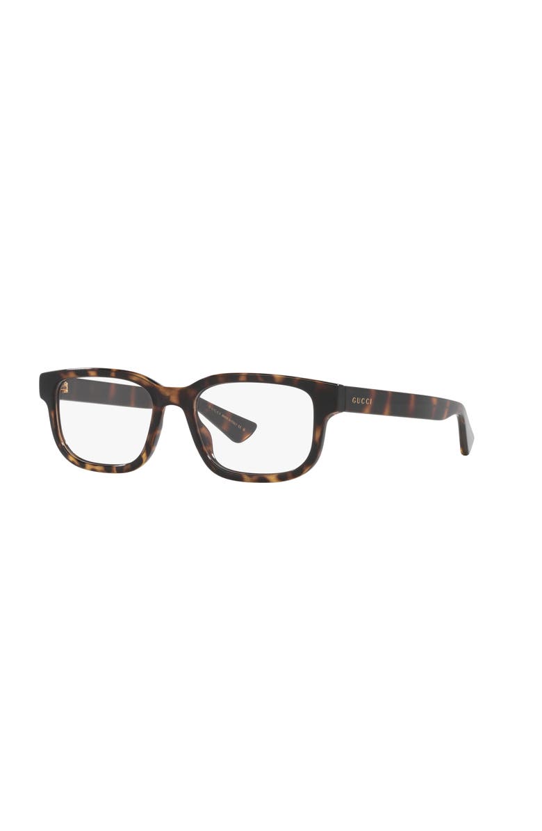 Gucci 53mm Round optical glasses, Main, color, Tortoise