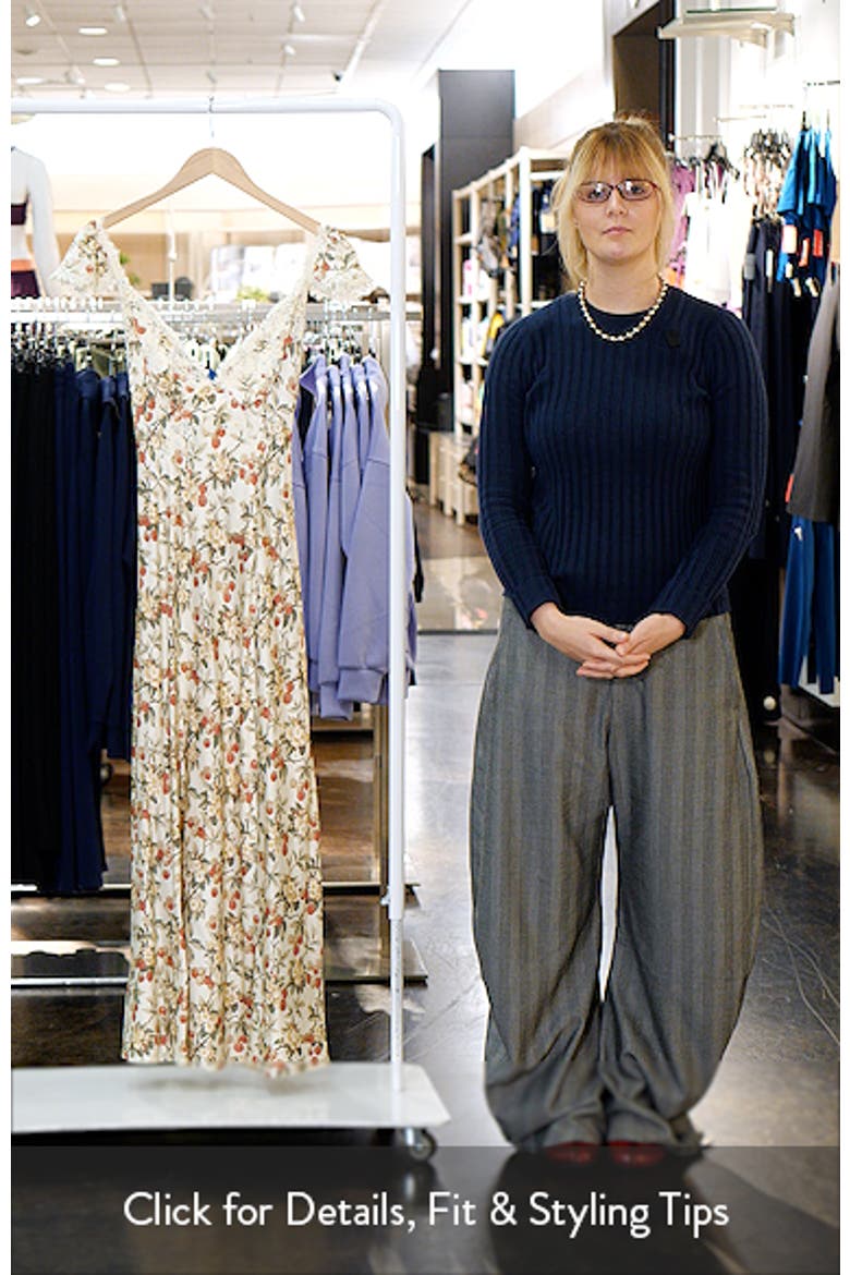 Fiona Floral Silk Maxi Dress video