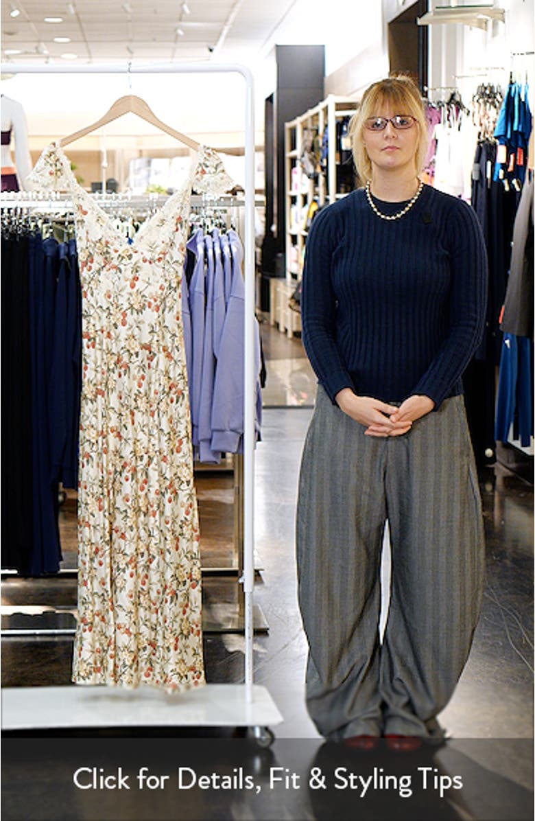 Fiona Floral Silk Maxi Dress, sales video thumbnail