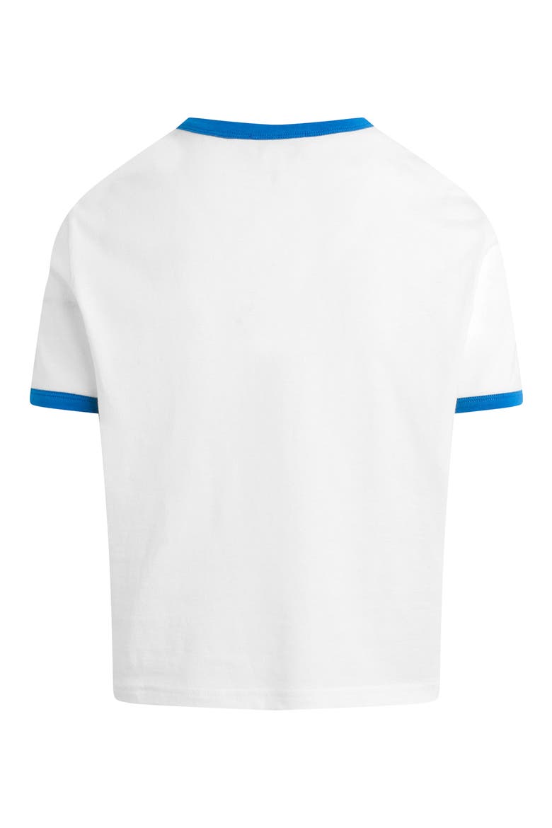 x 'Nobody Wants This' Contrast Binding Organic Cotton Graphic T-Shirt, Alternate, color, WHITE/ BRIGHT BLUE