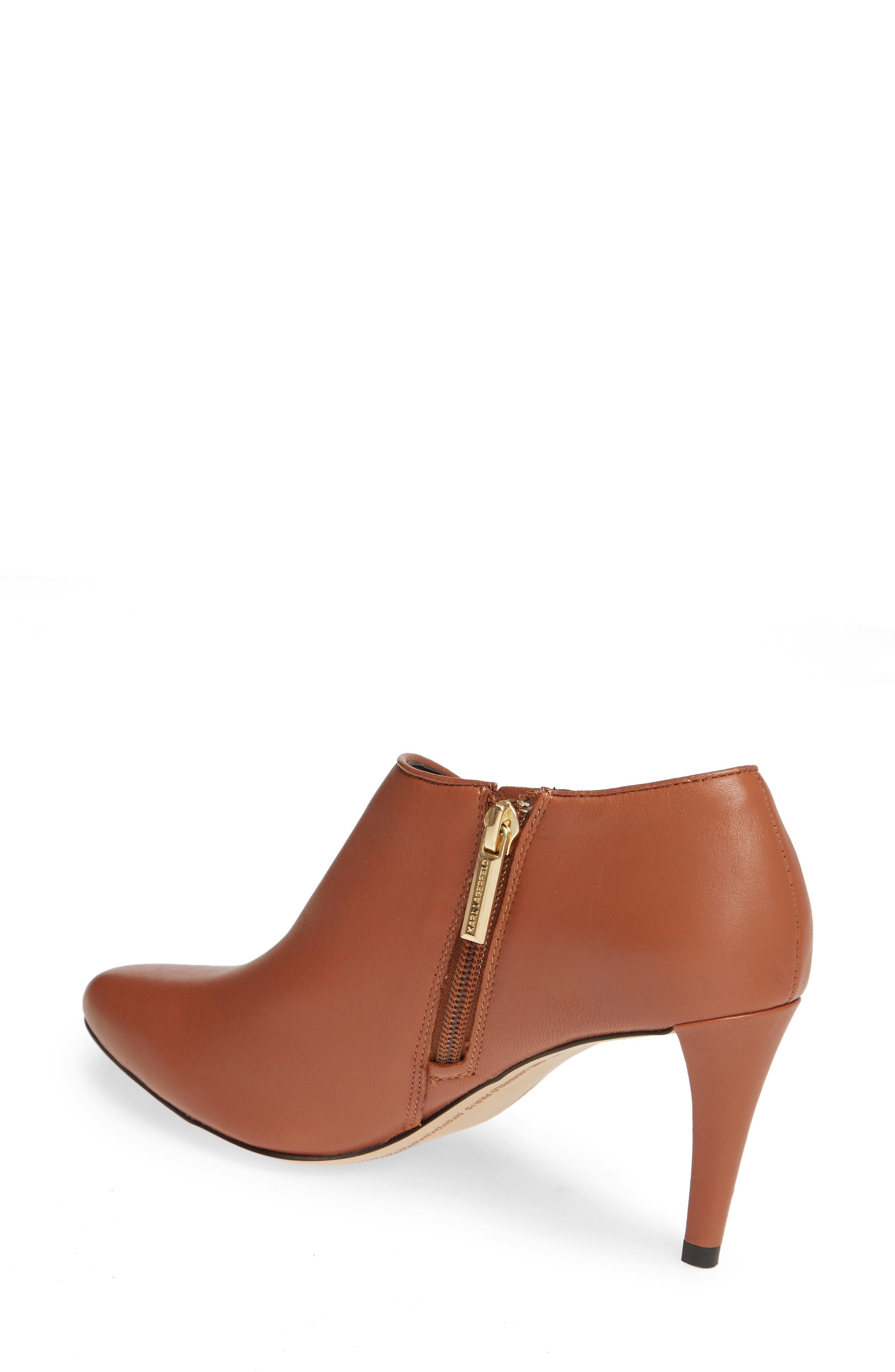 Mishka Ankle Boot, Alternate, color, SIENNA BROWN NAPPA LEATHER