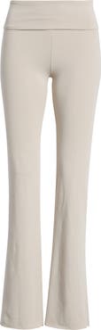 SKIMS Stretch Cotton Jersey Foldover Pants