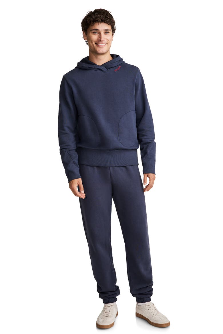 Men's 1876 Collection Boxing Hoodie, Alternate, color, 1876 Navy Blue