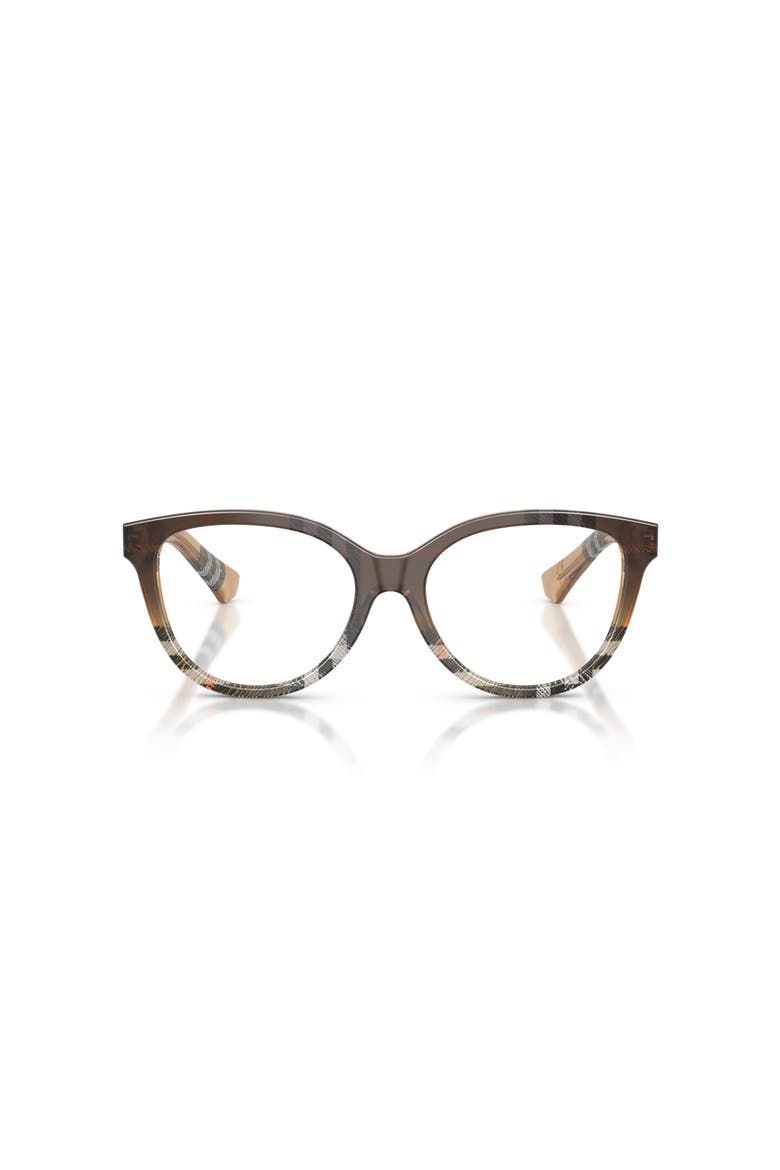 52mm Cat Eye optical glasses, Alternate, color, Brown