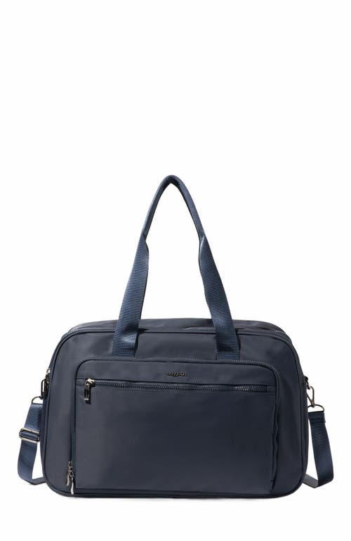BAGGALLINI Getaway Split Case Duffel Weekender Bag in French Navy Twill at Nordstrom