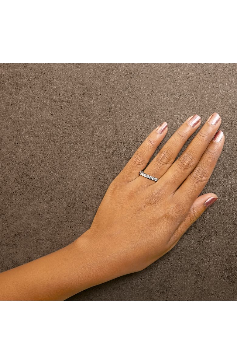 Haus of Brilliance 14K Gold 1.00 Cttw Round Diamond Prong Set Wedding Band, Alternate, color, White