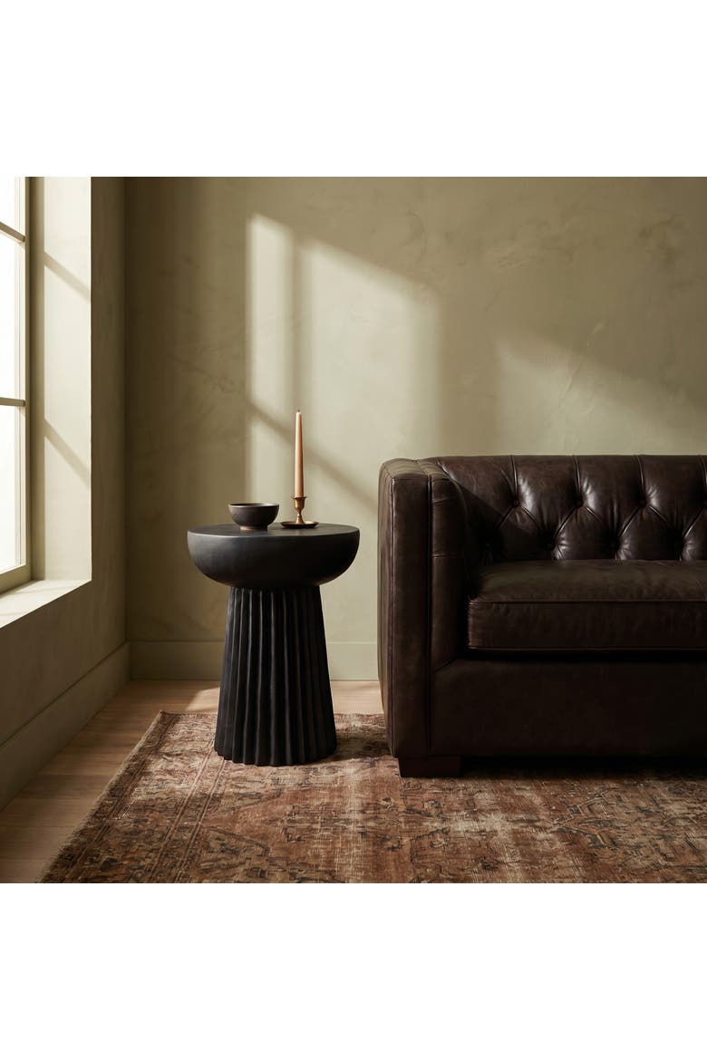 Side Table, Alternate, color, Black