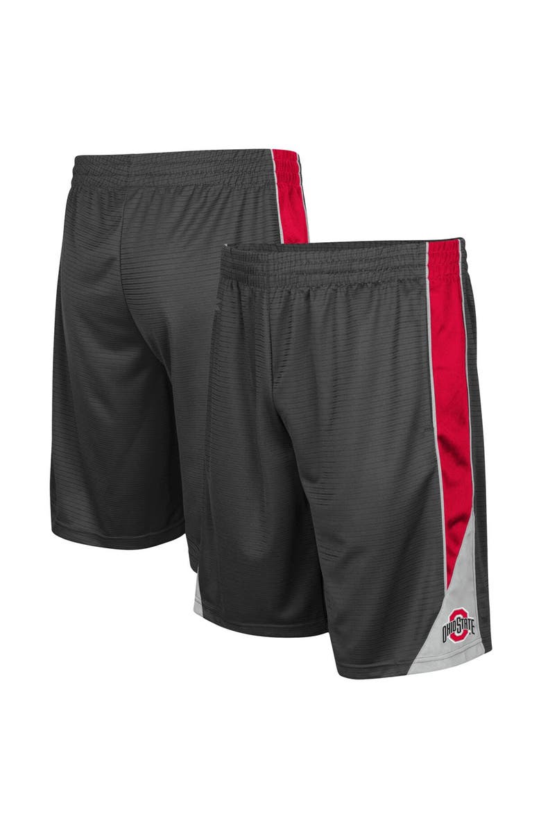 COLOSSEUM Men's Colosseum Charcoal Ohio State Buckeyes Team Turnover Shorts, Main, color, Charcoal