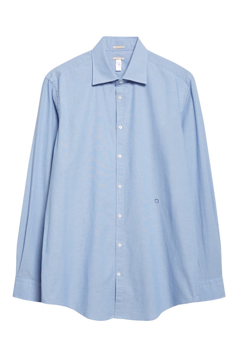 Genova Classic Button-Up Shirt, Alternate, color, AZZURRO