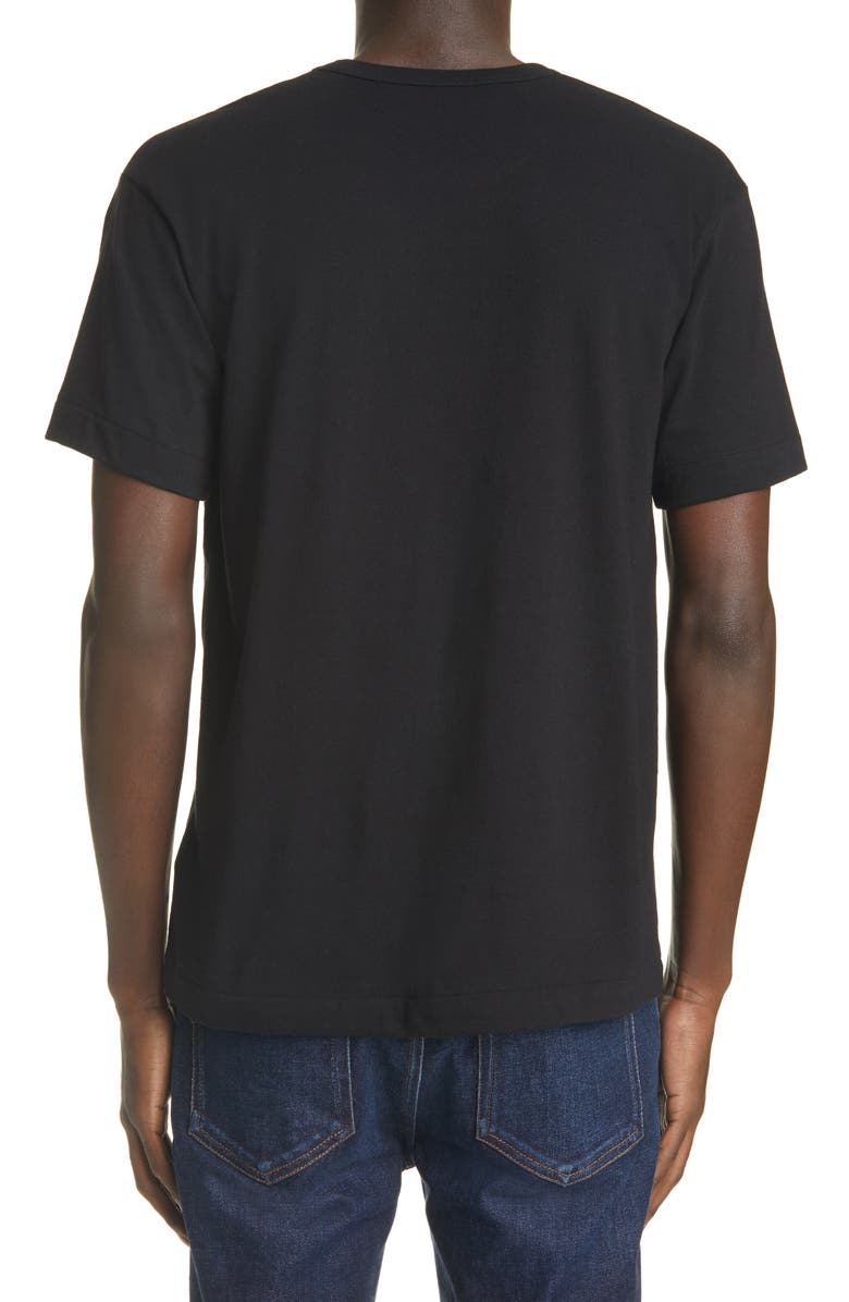 Comme des Garçons PLAY Twin Hearts Slim Fit Jersey T-Shirt, Alternate, color,