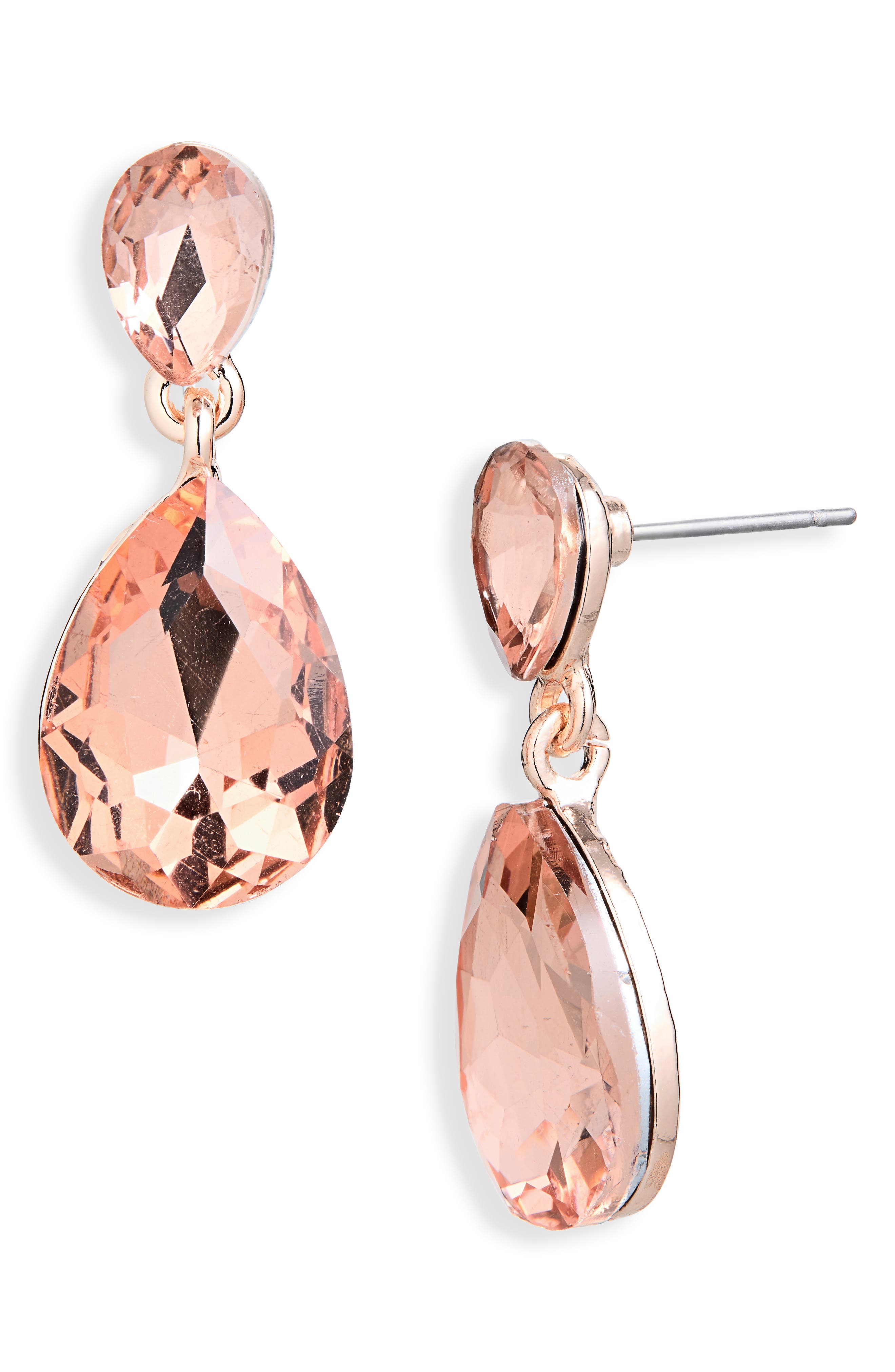 Cara Crystal Drop Earrings