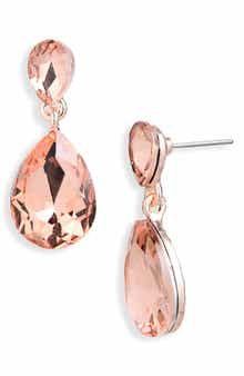 Cara Crystal Drop Earrings