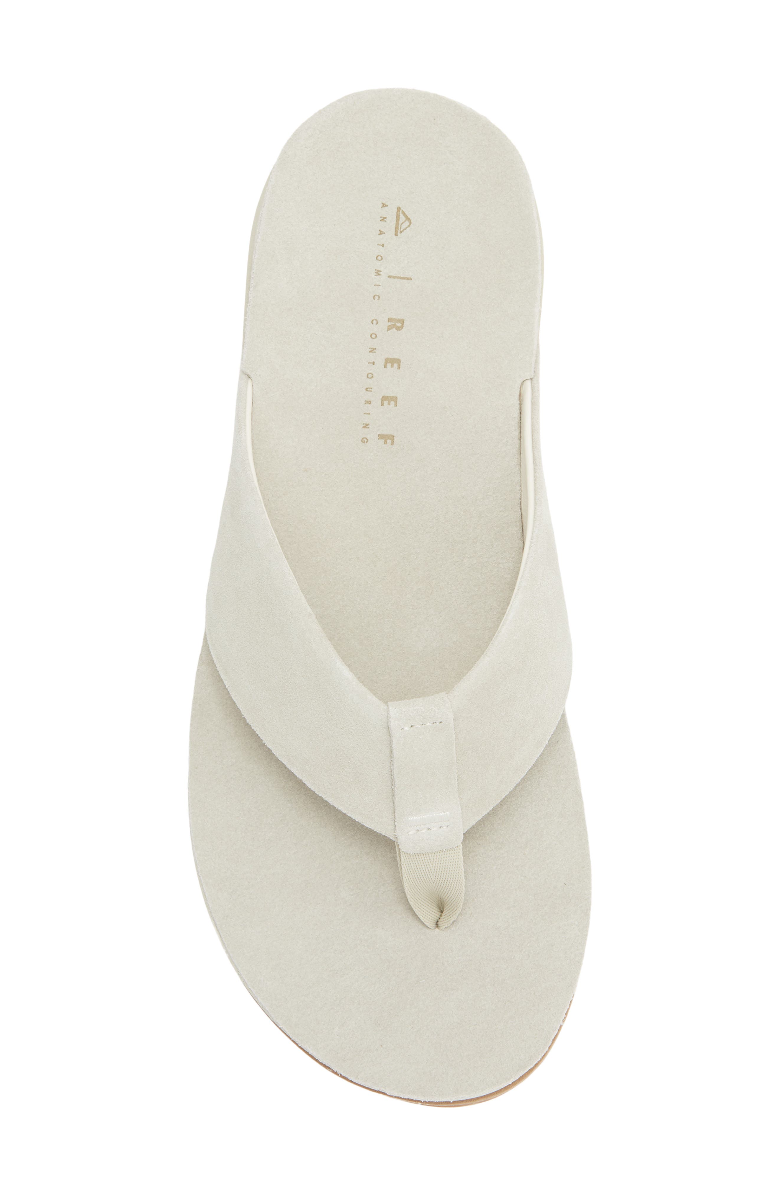 Reef Ojai Suede Flip Flop, Alternate, color, Oatmeal