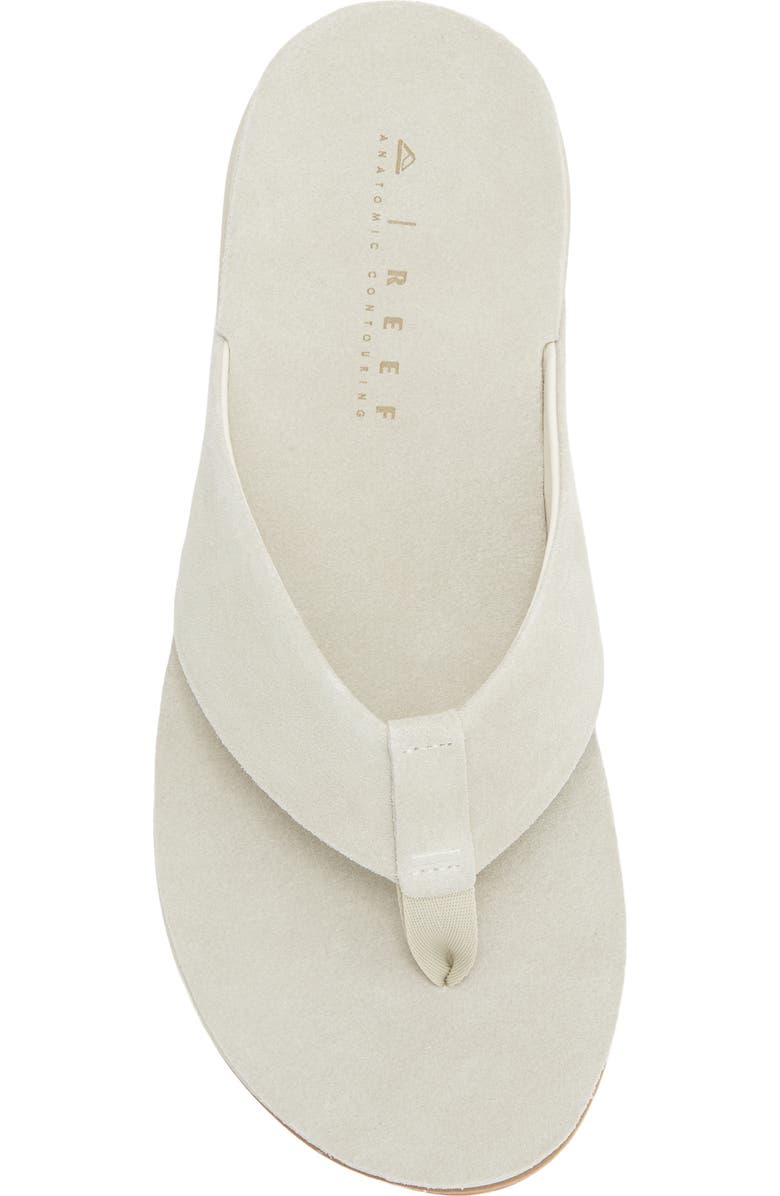 Reef Ojai Suede Flip Flop, Alternate, color, Oatmeal