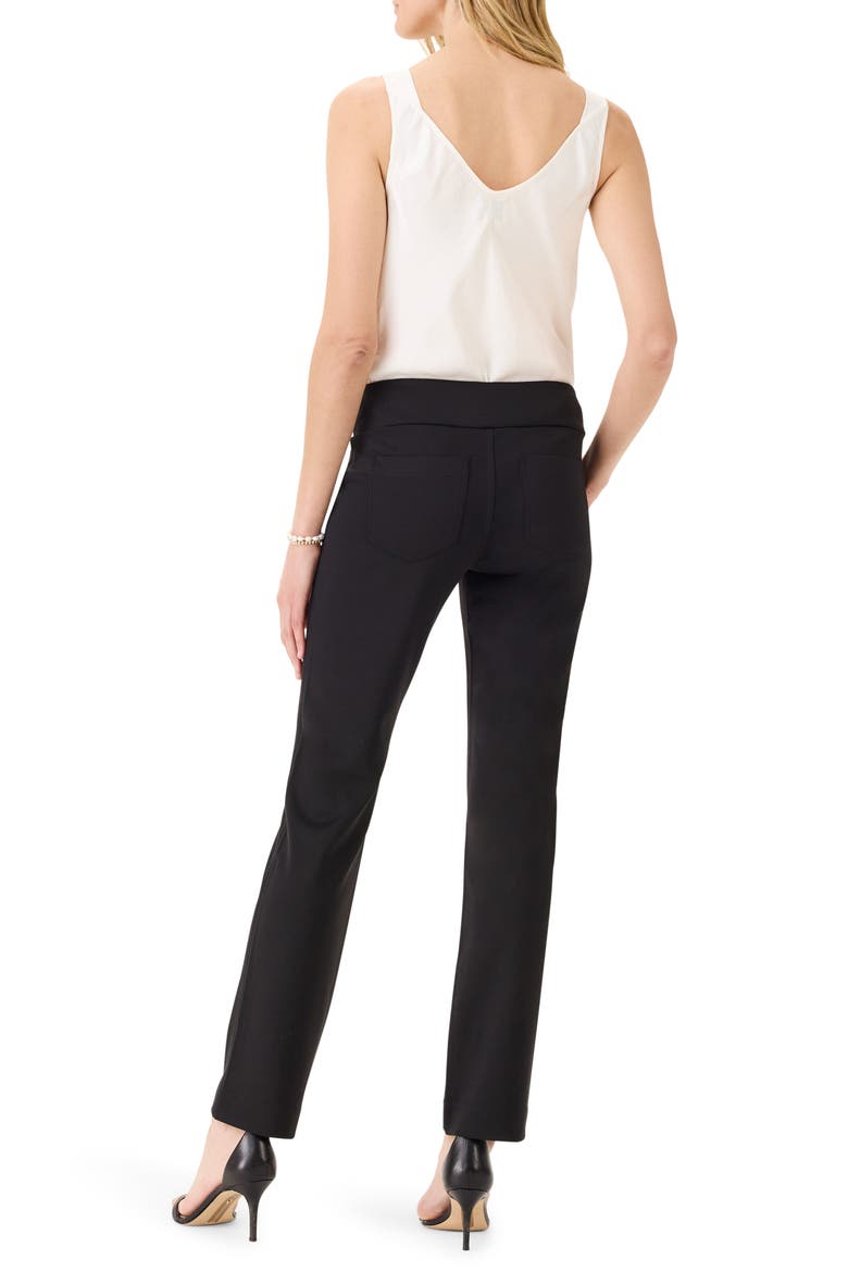 Ponte Knit Pull-On Pants, Alternate, color, BLACK ONYX