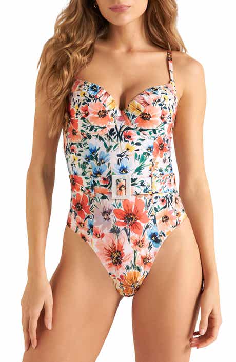 Cosita Linda Belted Latin Fit One-Piece Swimsuit