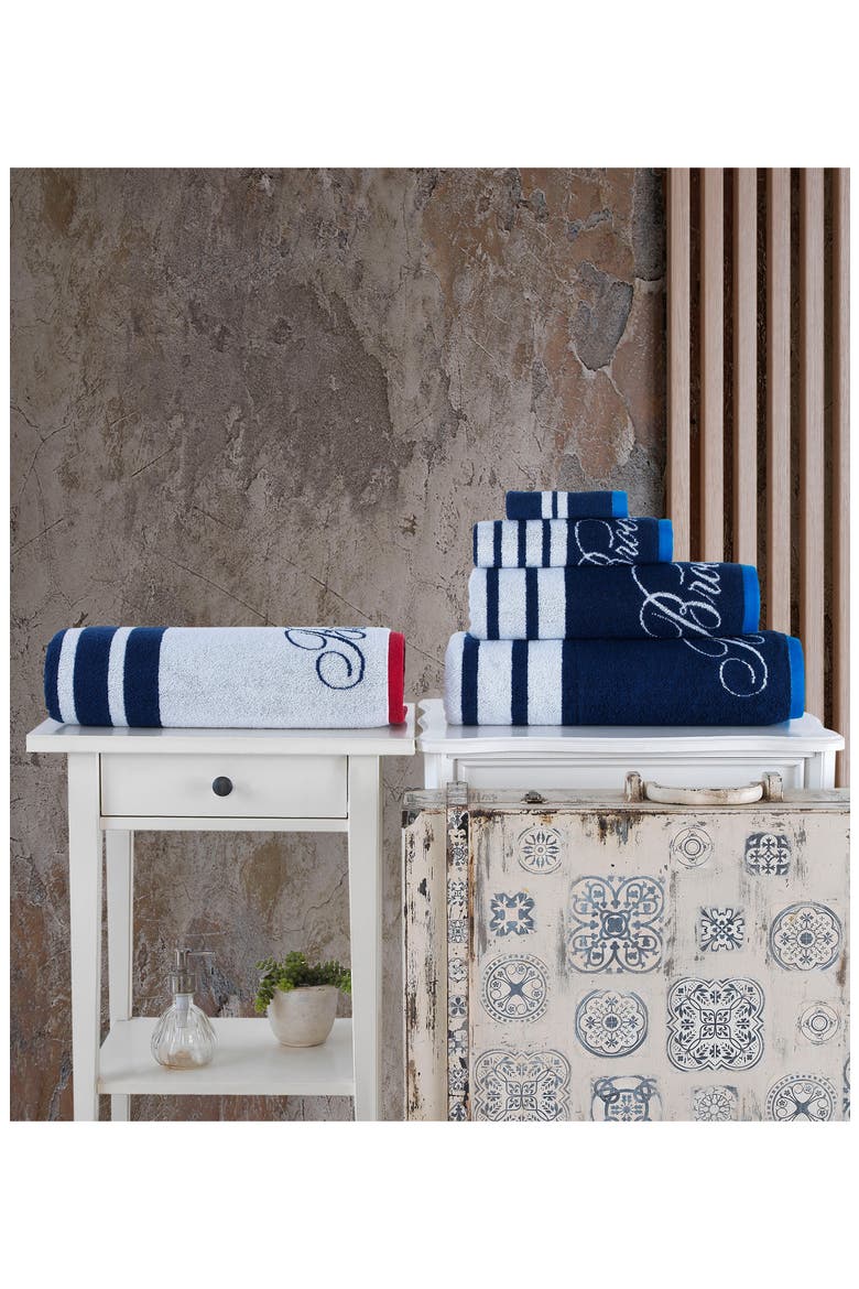Nautical Shower Curtain, Alternate, color, NAVY