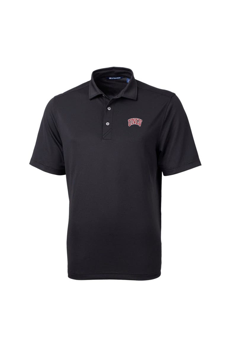 Men's Cutter & Buck Black UNLV Rebels Big & Tall Virtue Eco Pique Recycled Polo, Alternate, color, Black