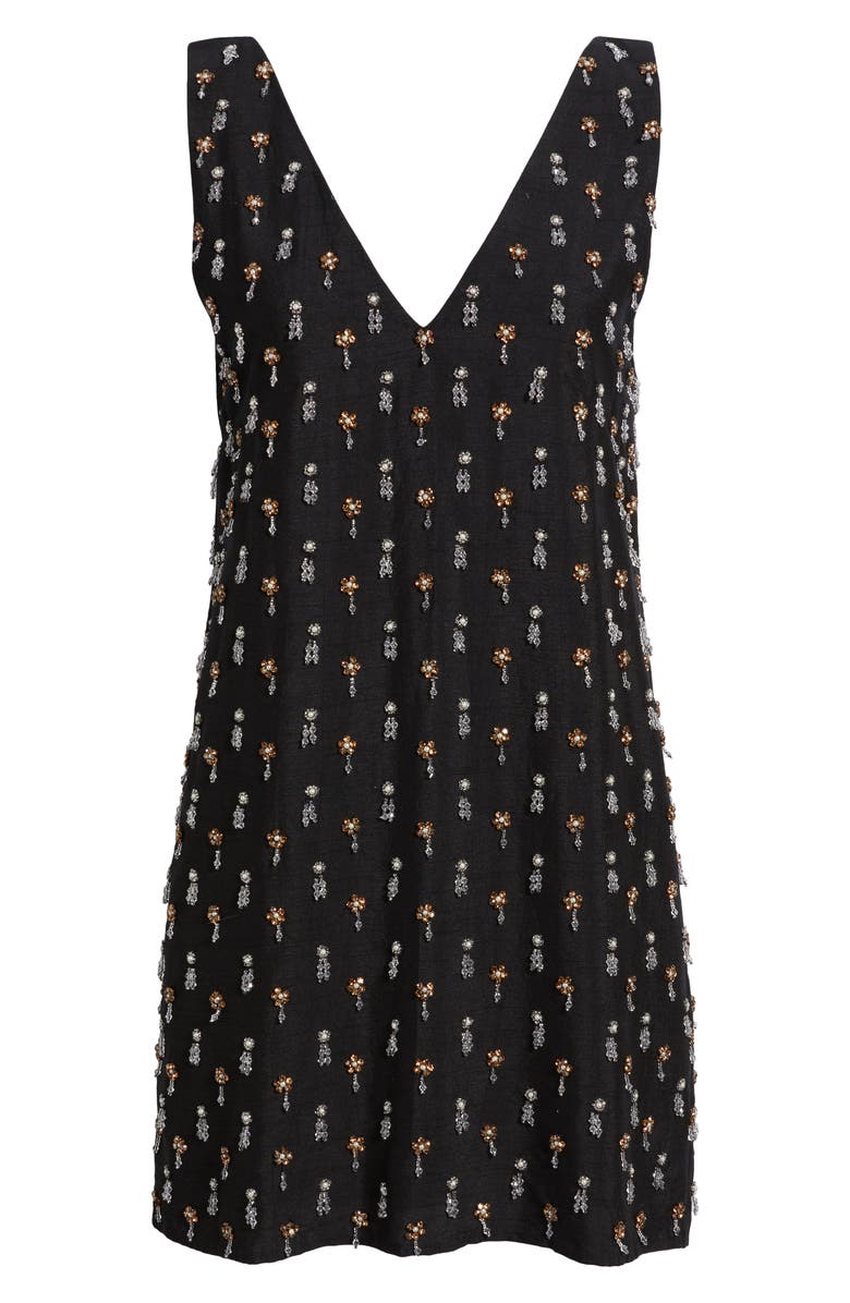 Sani Payal Embellished Shift Minidress, Alternate, color,