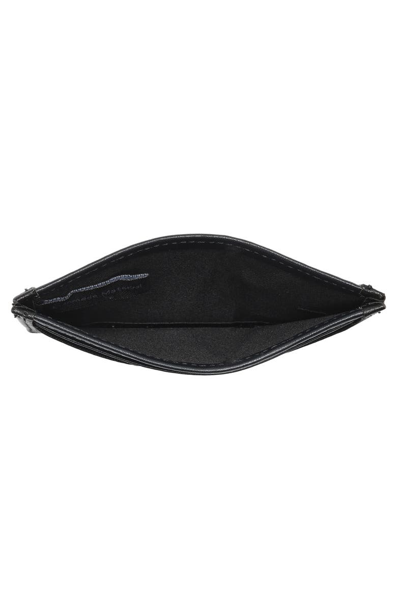 Original Penguin 'V' Shaped Card Case, Alternate, color, Black