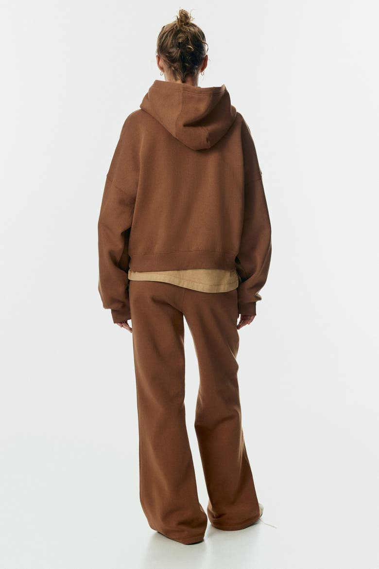 Flared Sweatpants, Alternate, color, Brown