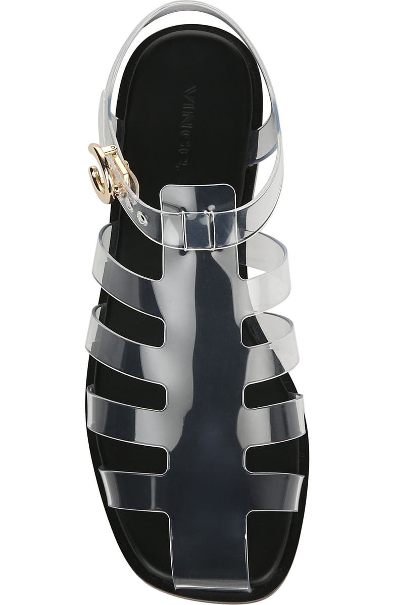 Vince Melina Jelly Ankle Strap Fisherman Sandal, Alternate, color, Clear