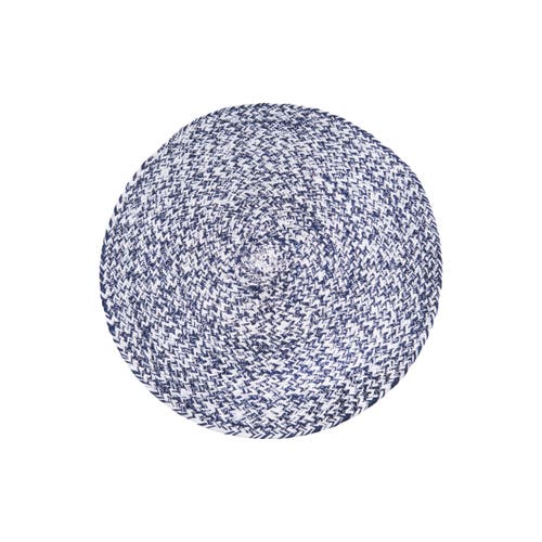 C & F Home C&f Home Braided Round Placemats Sets Of 6 Collection In Blue