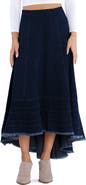 Wash Lab Denim Heavenly Denim Maxi Skirt