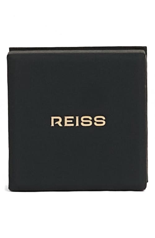 Reiss Sade Crystal Hoop Earrings In Silver Tone/clear Crystal