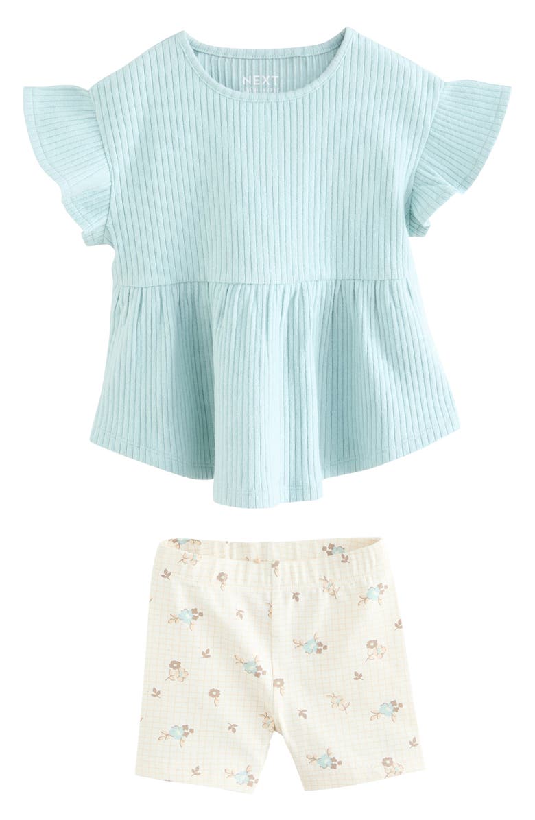 NEXT Kids' Ditsy Top & Shorts Set, Main, color,