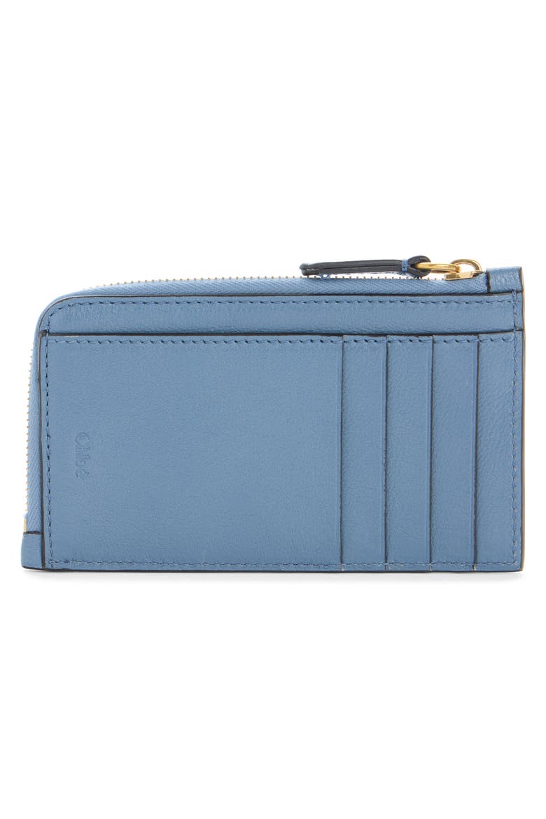 Small Paddington Leather Zip Wallet, Alternate, color, ASHES BLUE
