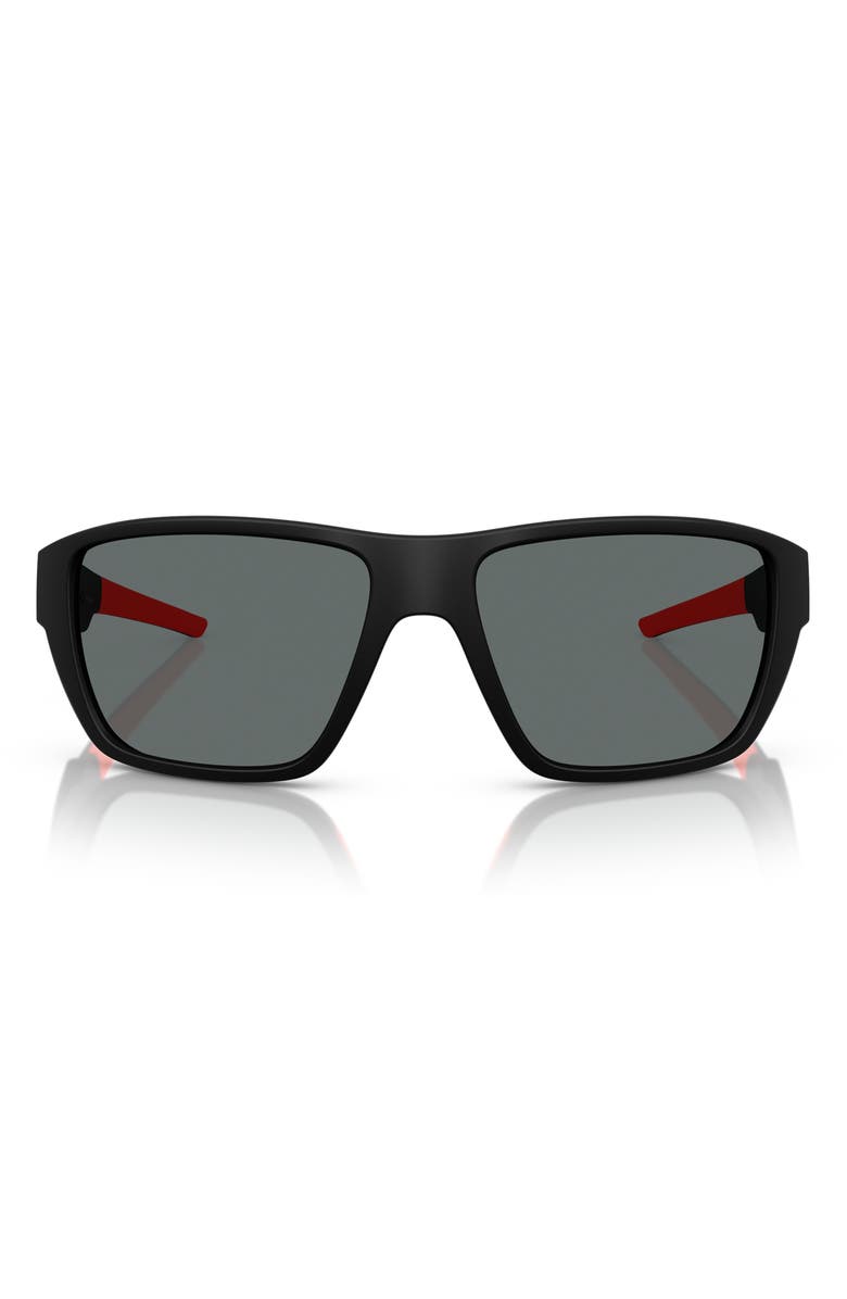Scuderia Ferrari 61MM RECTANGLE, Main, color, Matte Black