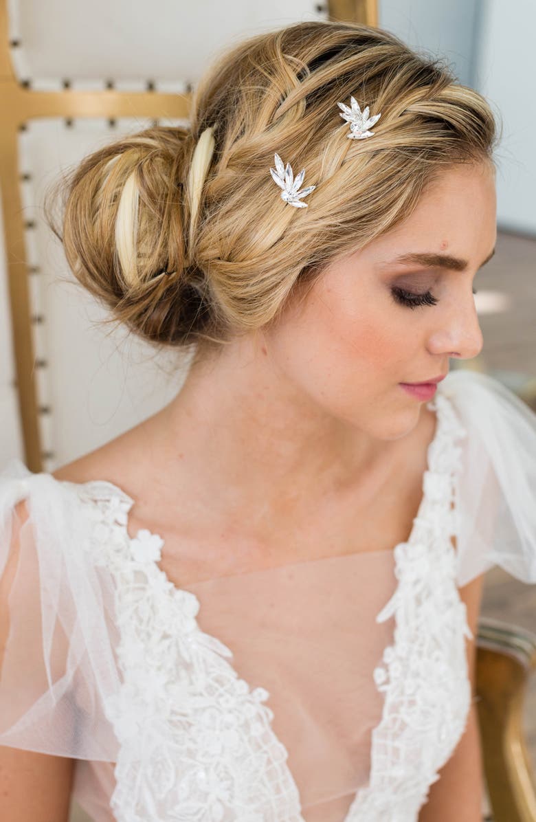 Brides & Hairpins Ceres Set of 2 Hair Pins, Main, color, 