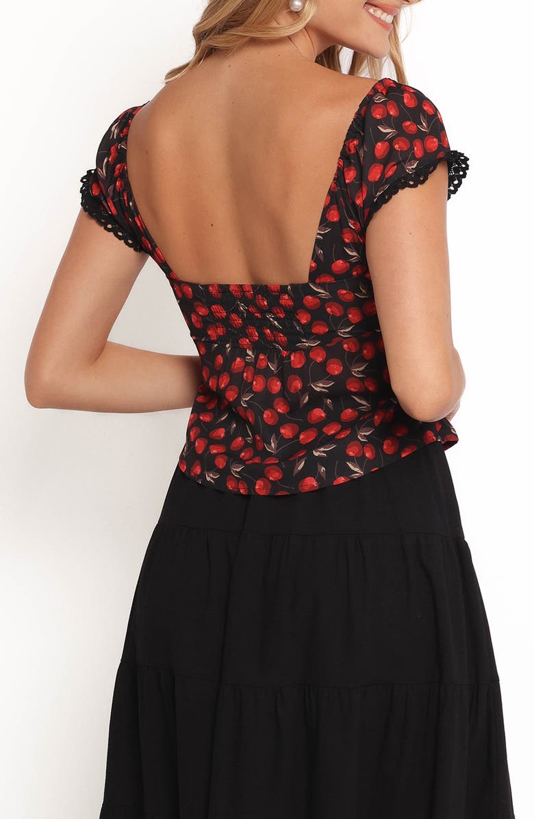 Petal & Pup Wello Bustier Top, Alternate, color, Cherry