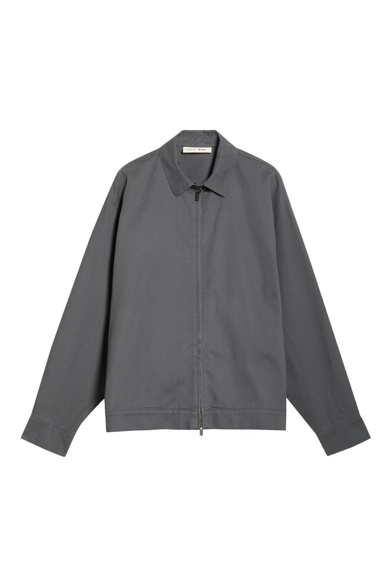 Cotton Twill Work Jacket, Alternate, color, IRON GREY