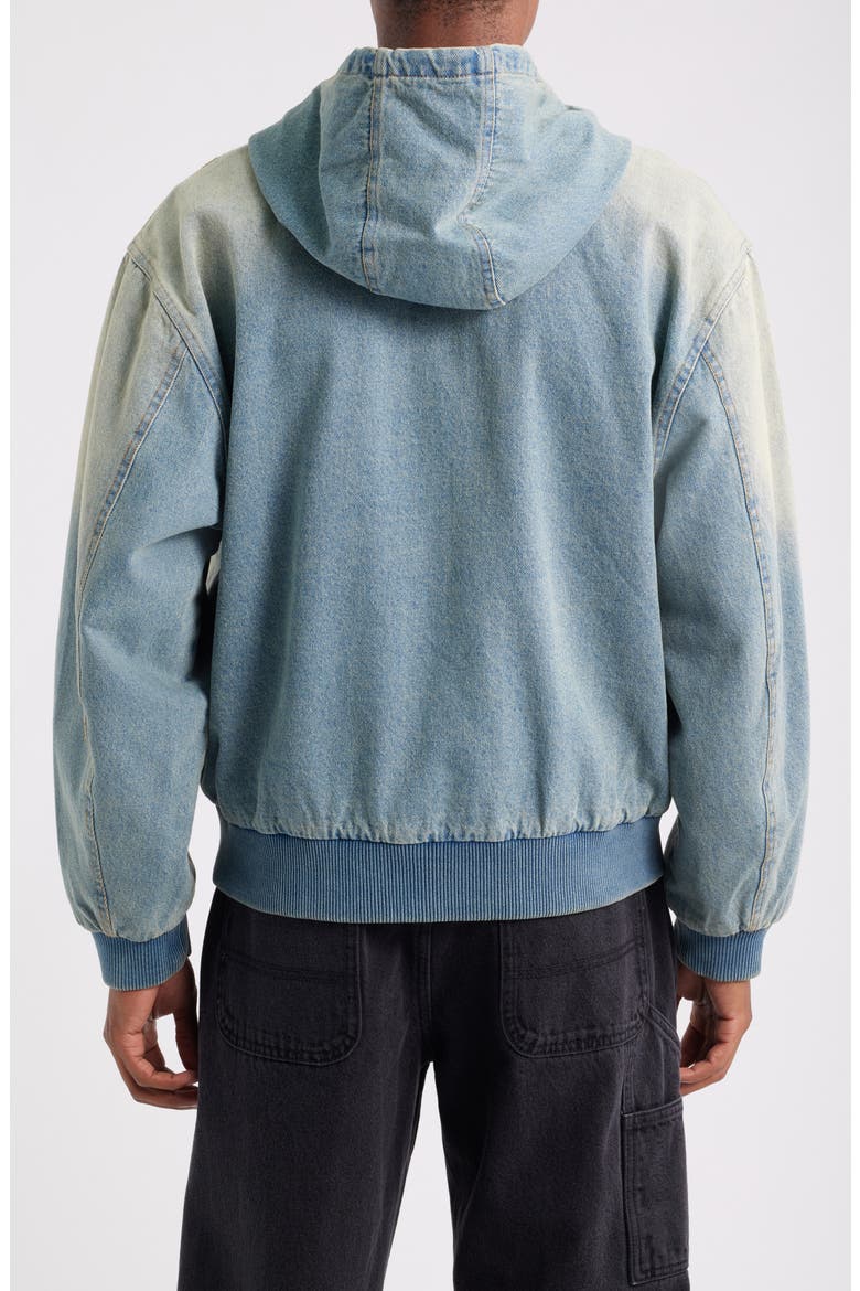 Glen Forest Camo Hooded Jacket, Alternate, color, INDIGO ARCHIVE WASH