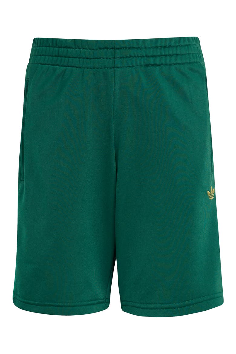 Kids' Firebird Track Shorts, Main, color, DARK GREEN/ DARK GOLD