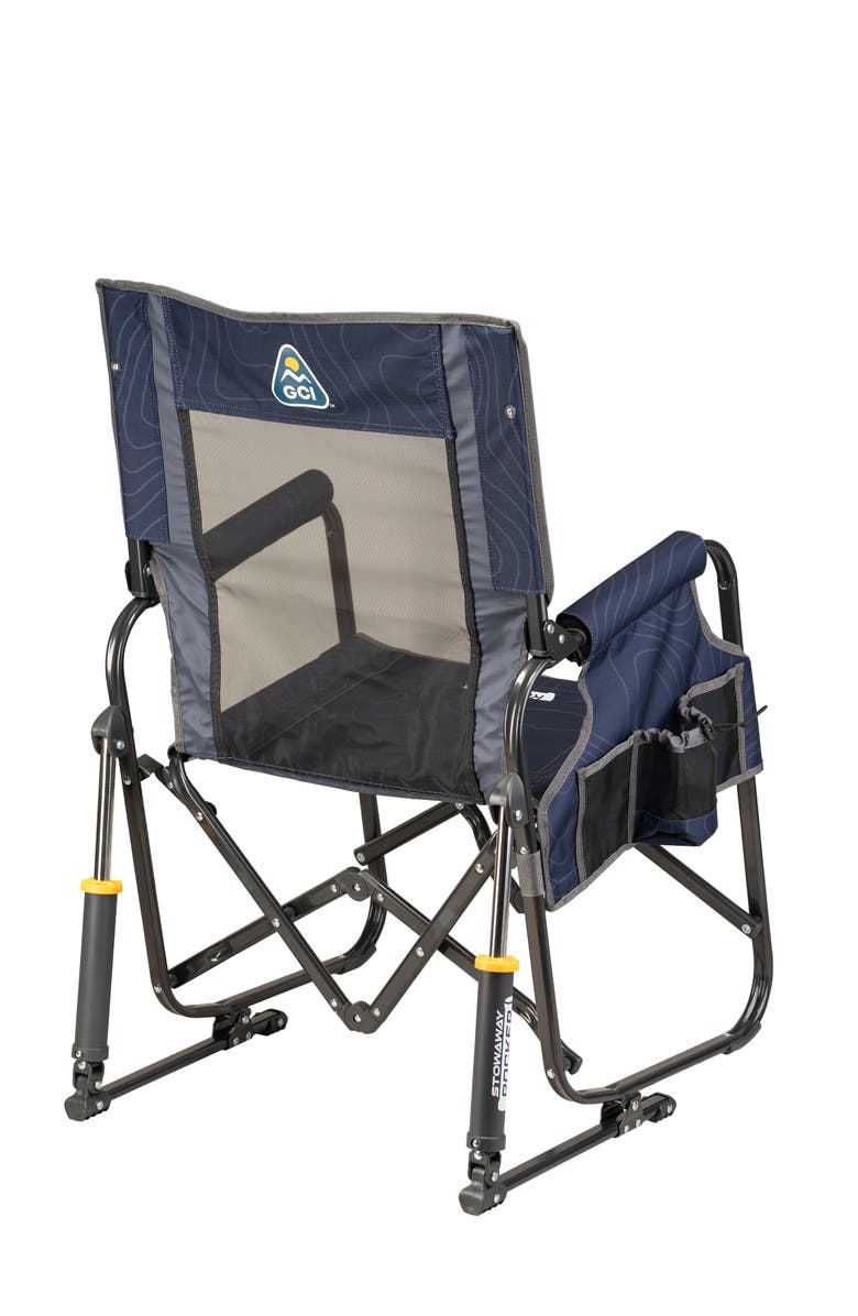 GCI Stowaway Rocker, Alternate, color, Navy Topo