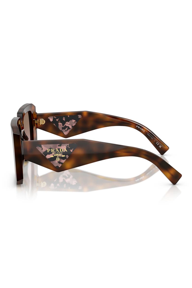 51mm Gradient Square Sunglasses, Alternate, color, JUNIPER TORTOISE / PINK