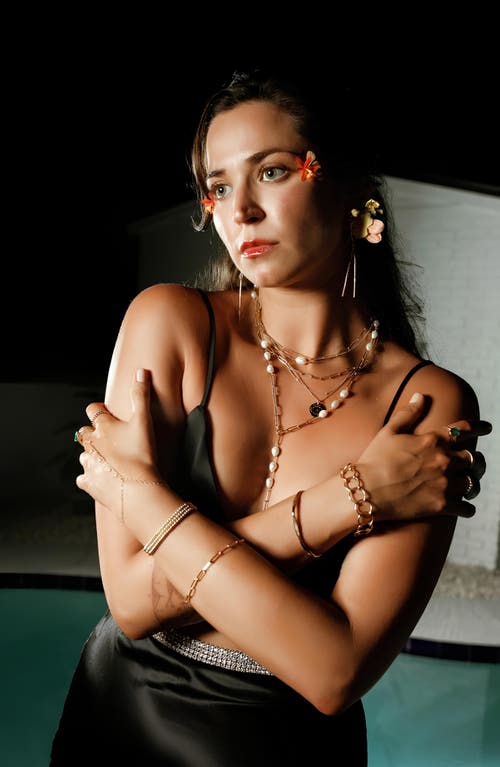 Albisia Veda Pearl Necklace In 14k Gold Filled