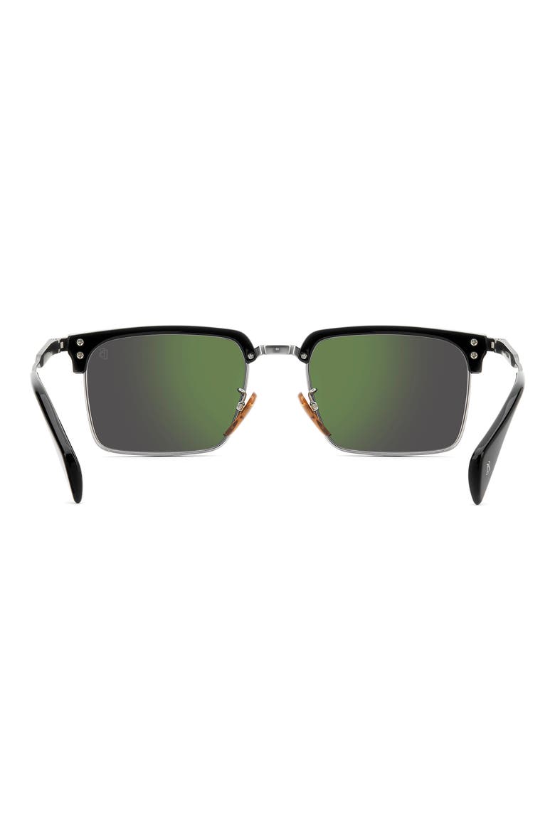DB 1227/G/S/US 54mm Rectangular Sunglasses, Alternate, color, BLACK RUTHENIUM/ GREY AR