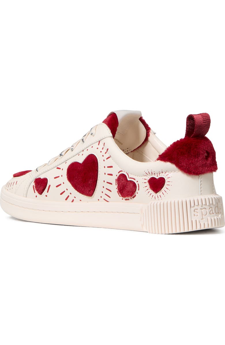 Kate Spade New York k as in kate sneaker, Alternate, color, Cream