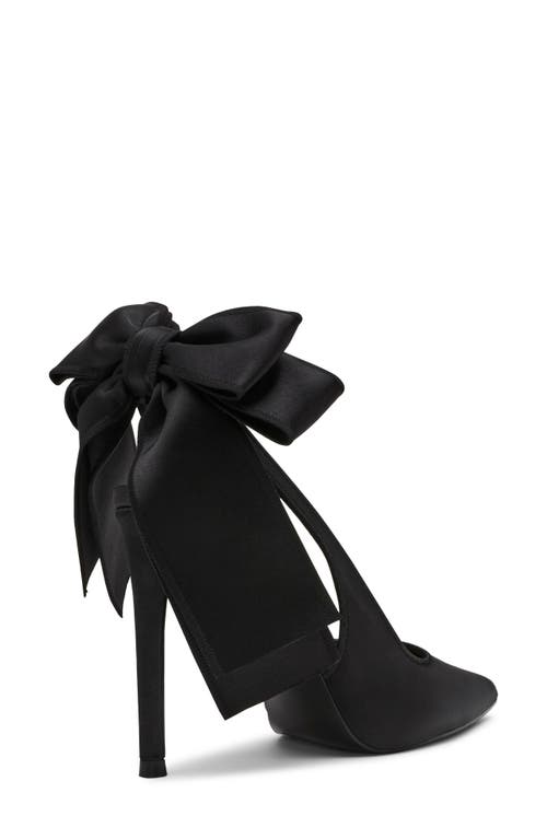 Steve Madden Teacup Slingback Pointed Toe Pump In Black