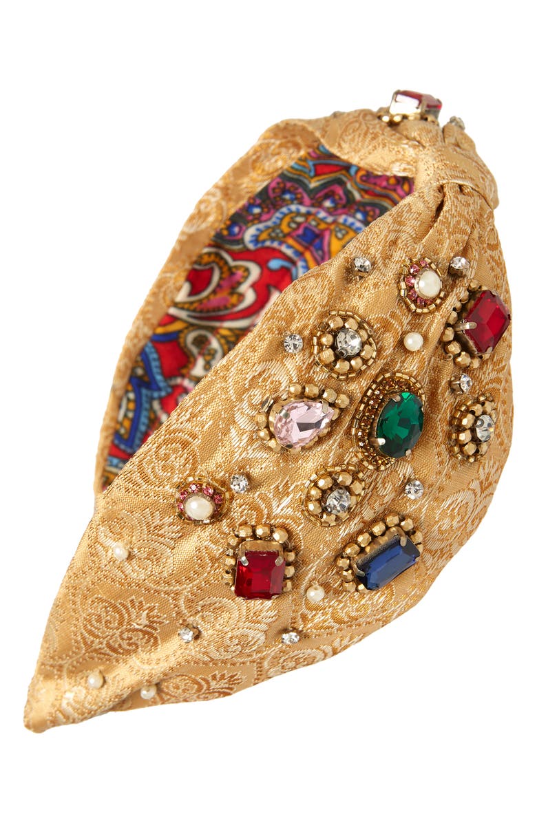 NamJosh Jewel Encrusted Headband, Main, color,