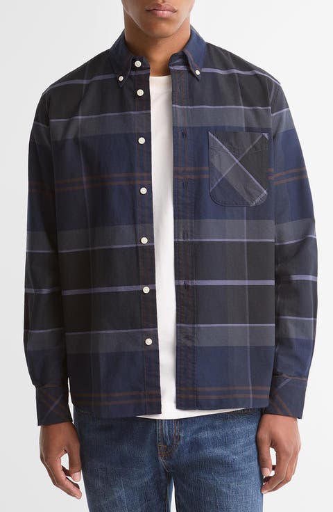 Dunoon Tartan Cotton Button Down Shirt