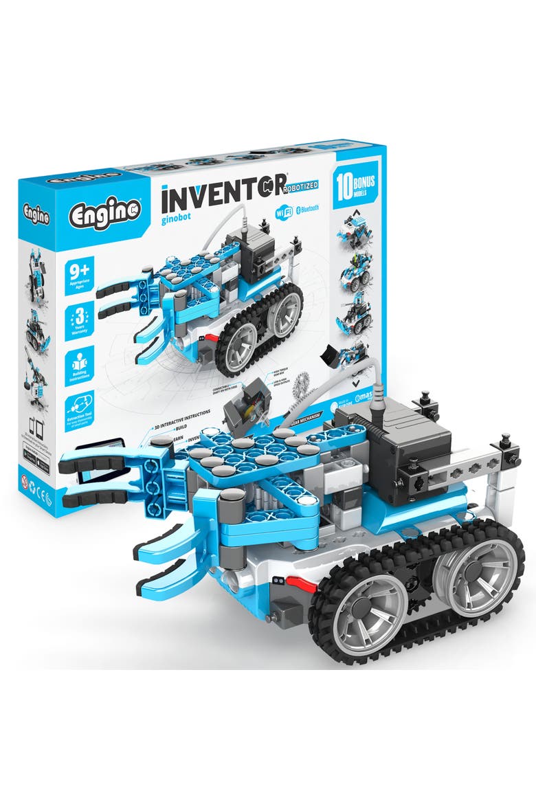 Motorized Robot Building Kit, 10 Models, Main, color, Multicolored